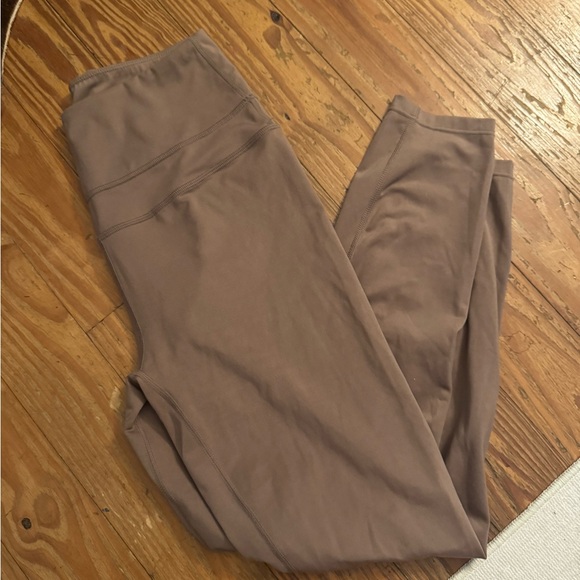 Varley Brown High-Waisted Leggings - Picture 1 of 3
